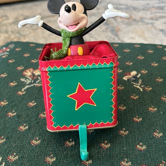 Disney Other - Disney’s Disney’s store exclusive Mickey in the box stocking holder